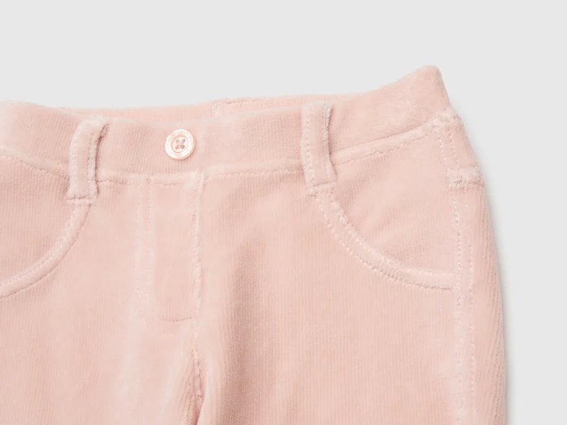 Gerippte Chenille-Hose