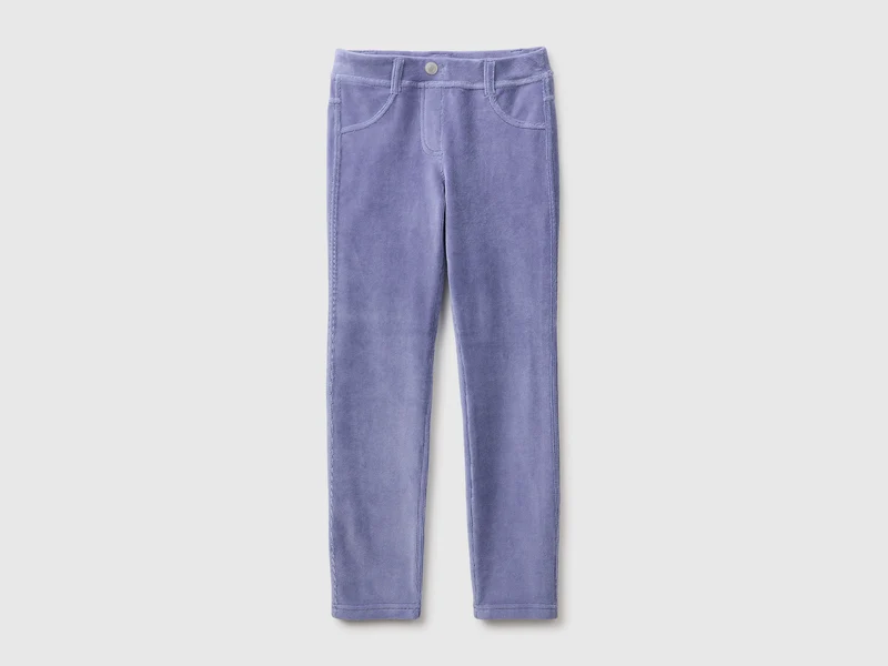 Superenge Chenille-Hosen