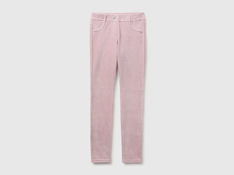 Superenge Chenille-Hosen
