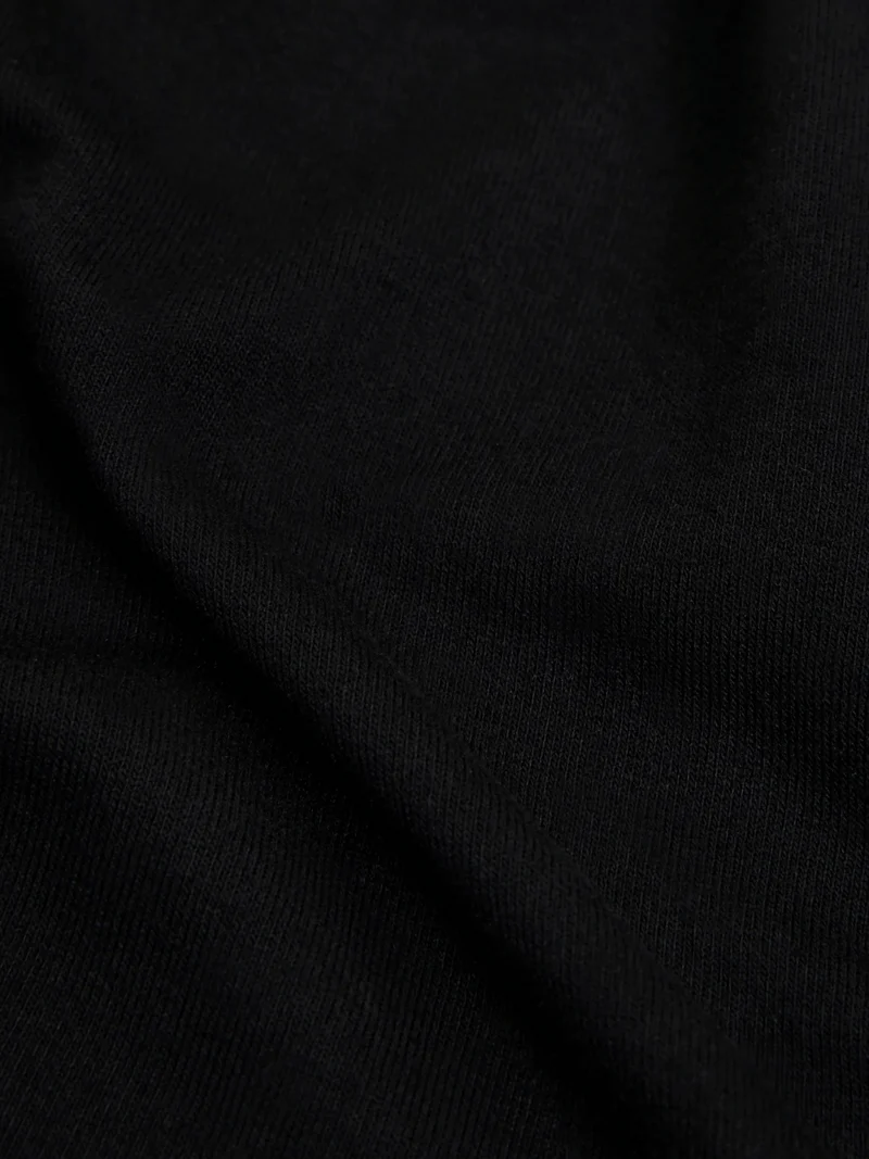 T-Shirt Noir mit Halbarm