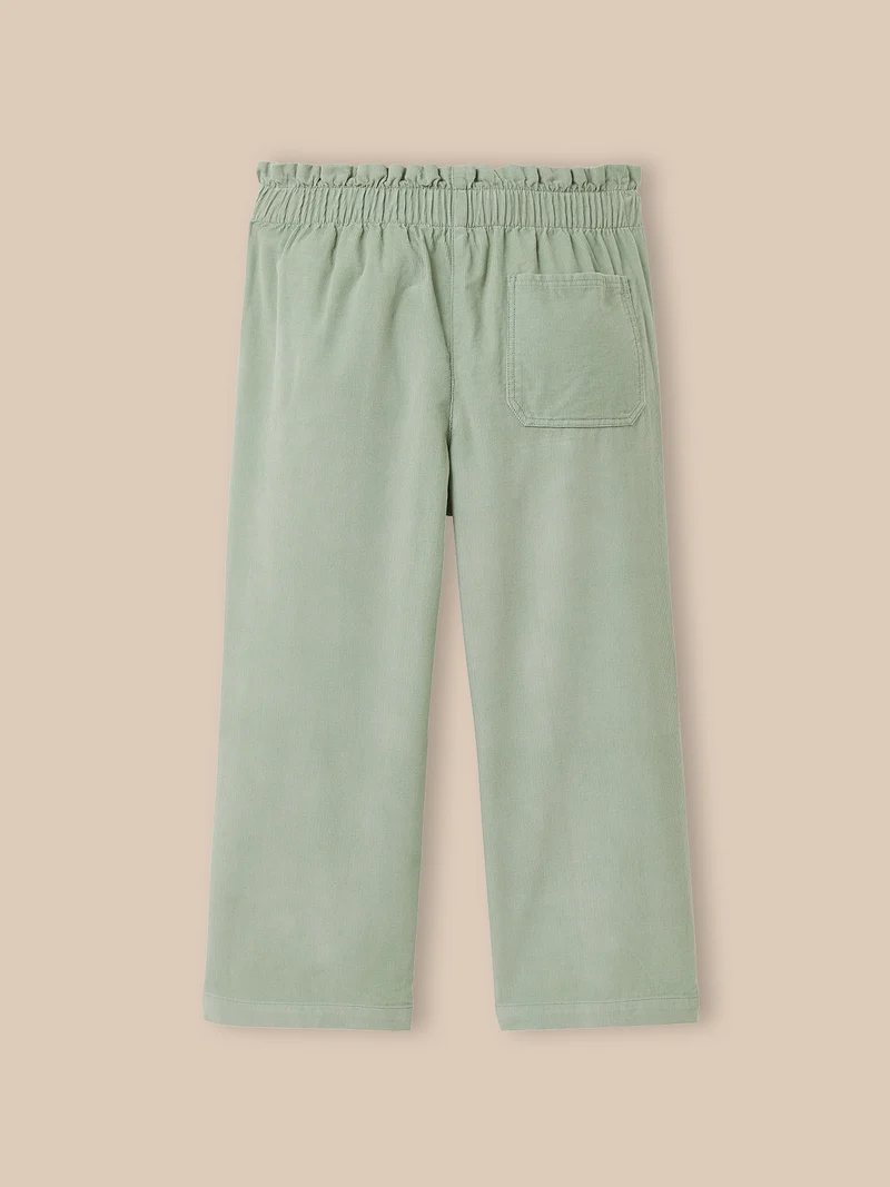 Mädchenhose, weit, aus Velours