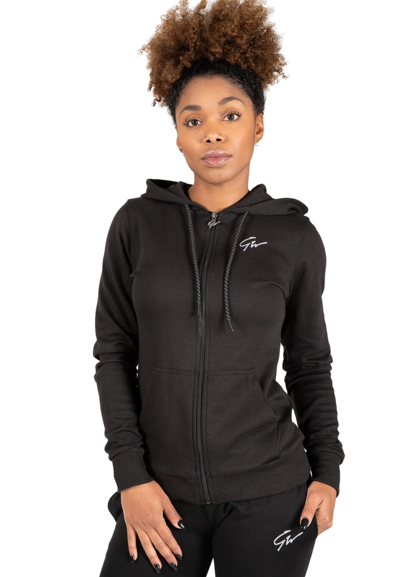 Pixley Zipped Hoodie - Black
