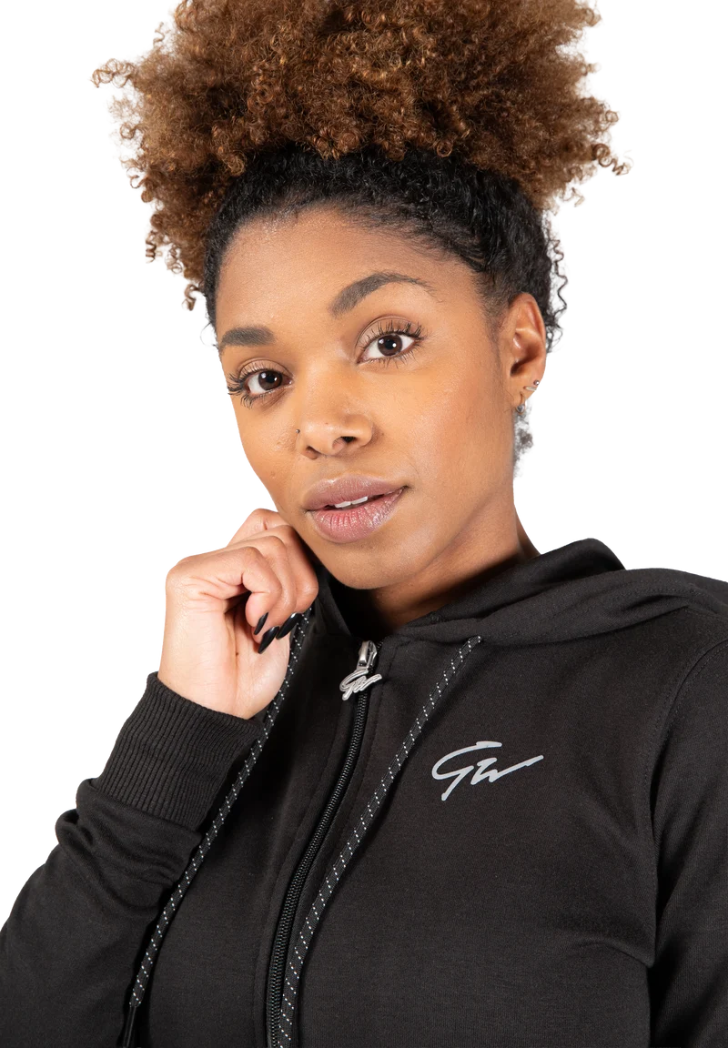 Pixley Zipped Hoodie - Black