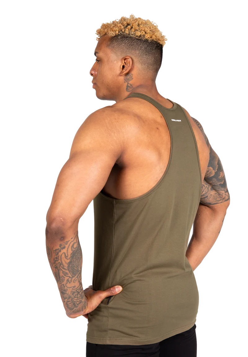 Carter Stretch Tank Top - Army Green