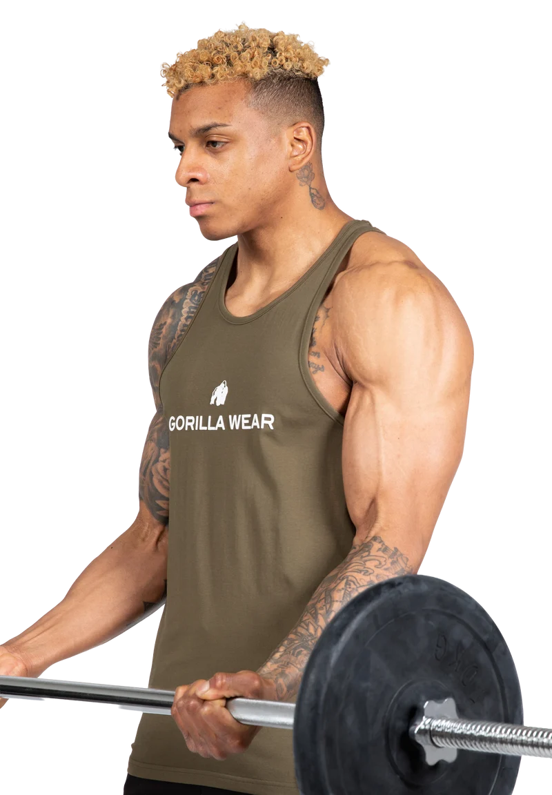 Carter Stretch Tank Top - Army Green