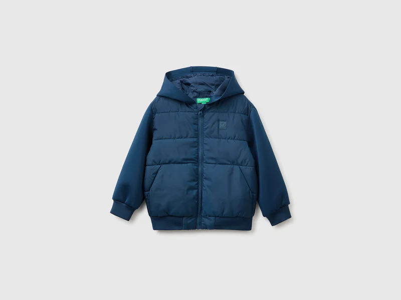 Jacke mit Neopreneinsätzen