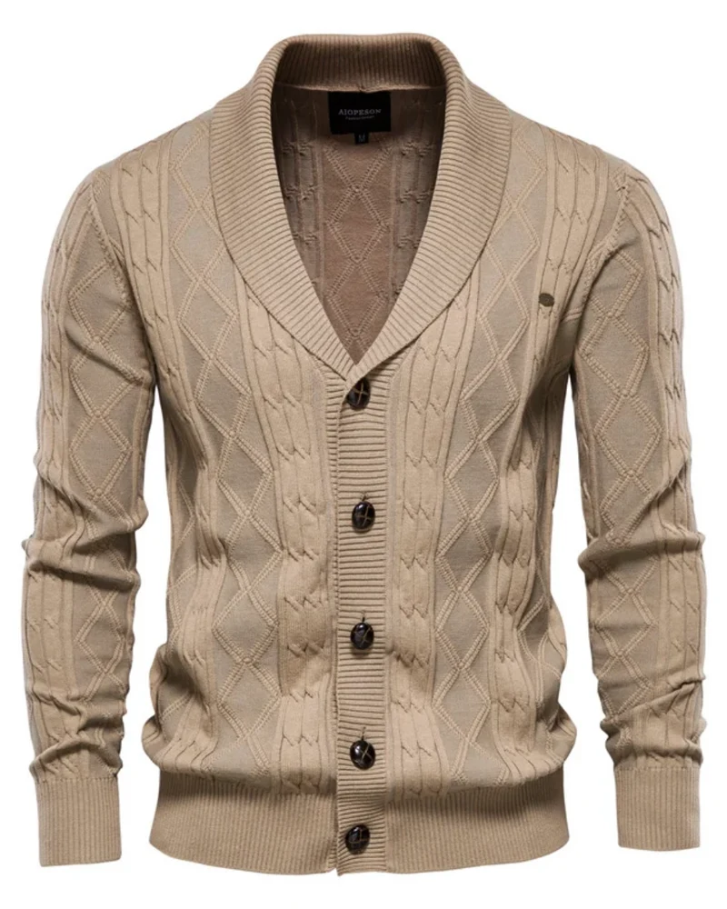 Men's Luxury Cardigan with Buttons
