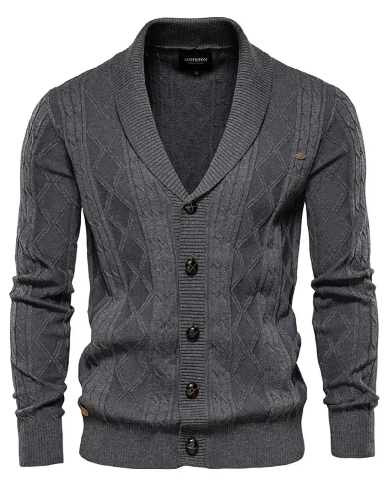 Men's Luxury Cardigan with Buttons