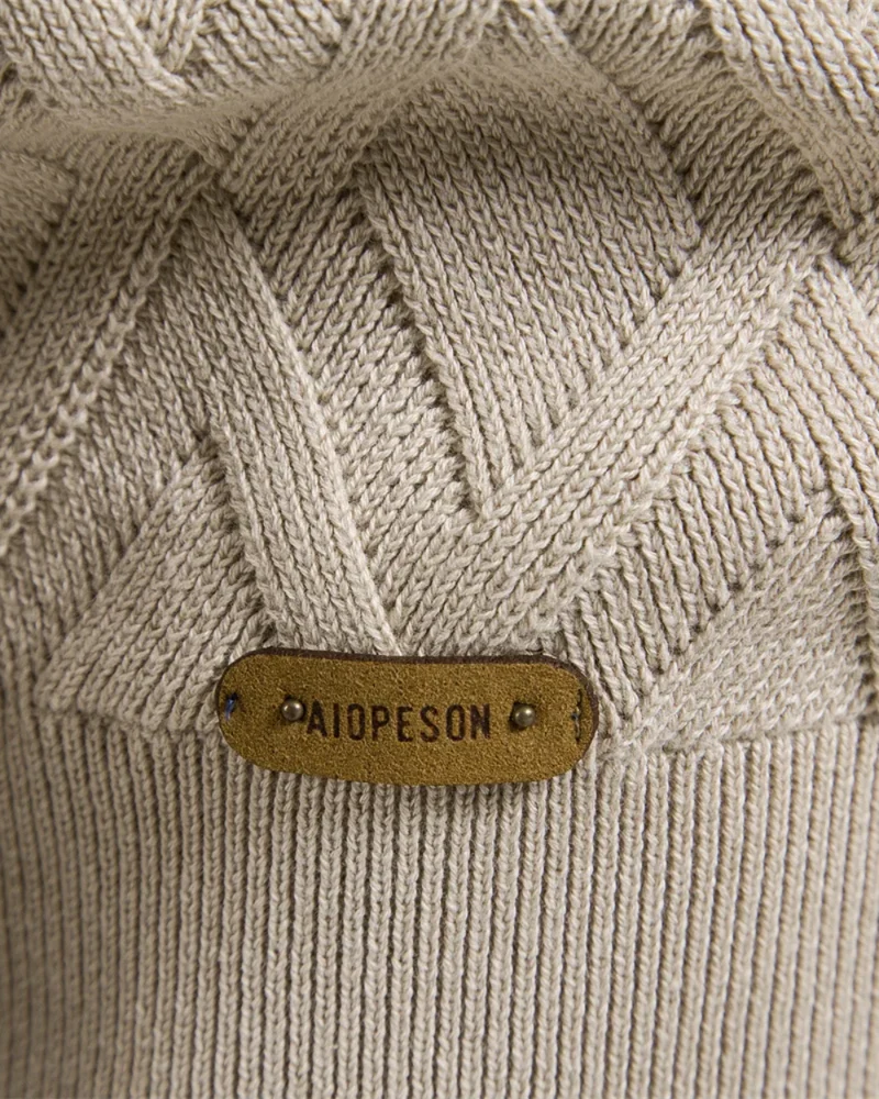 Men's Sweater With Checkered Design V2