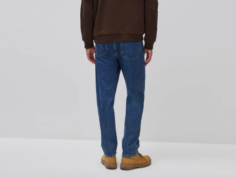 Jeans in Regular Fit, 100 % Baumwolle