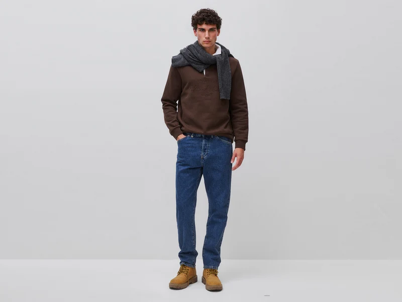 Jeans in Regular Fit, 100 % Baumwolle