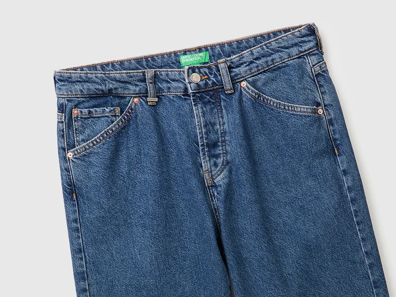 Jeans in Regular Fit, 100 % Baumwolle