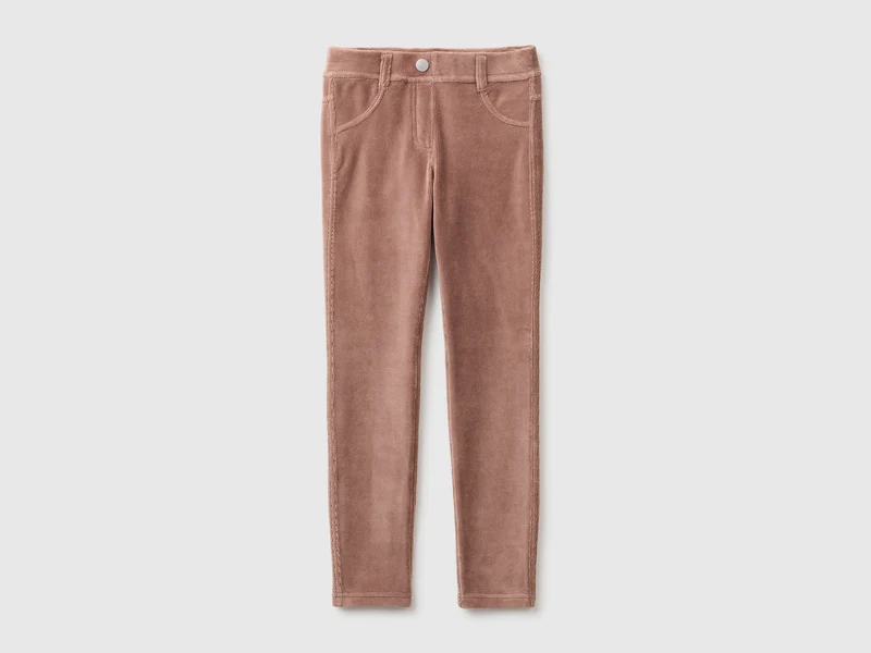 Superenge Chenille-Hosen