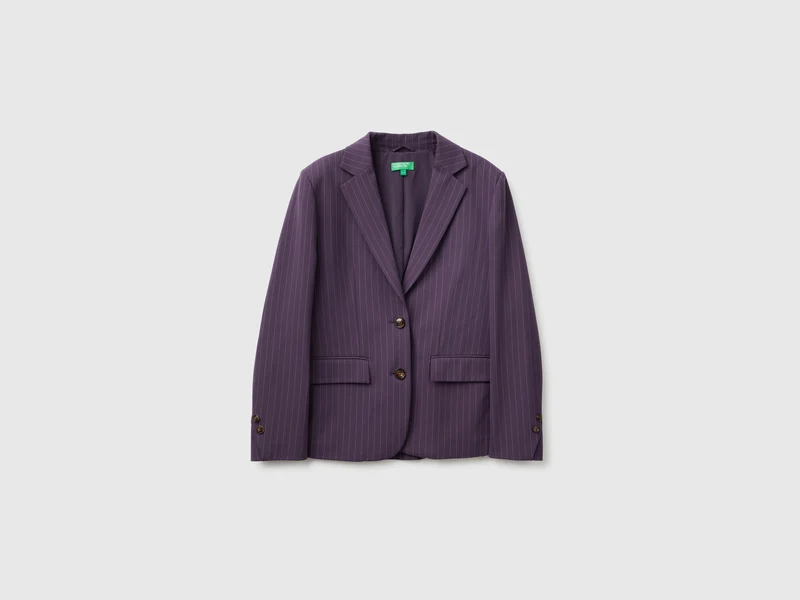Bequemer, nadelgestreifter Blazer