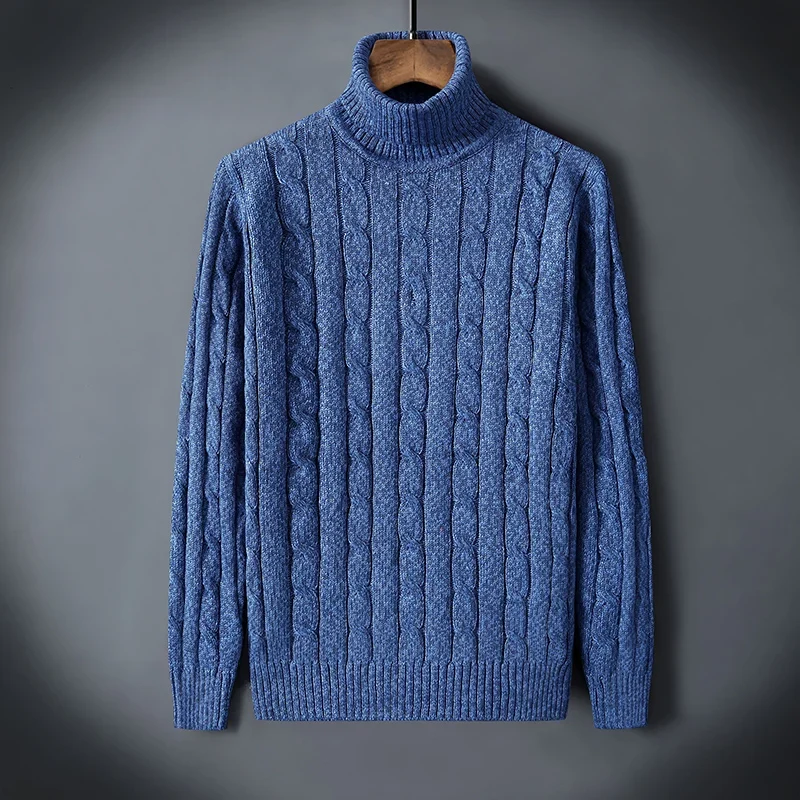 Chic Wool Turtleneck Sweater