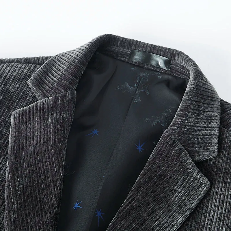 Elegant Corduroy Suit Blazer