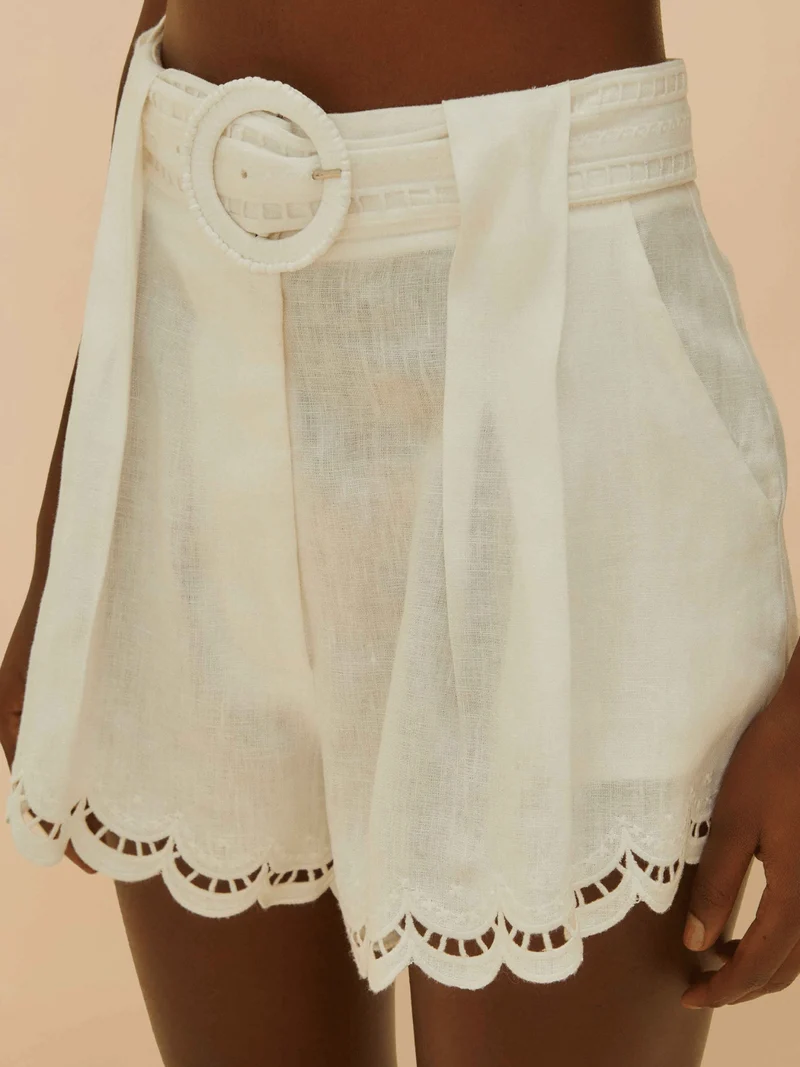 Leinen Shorts