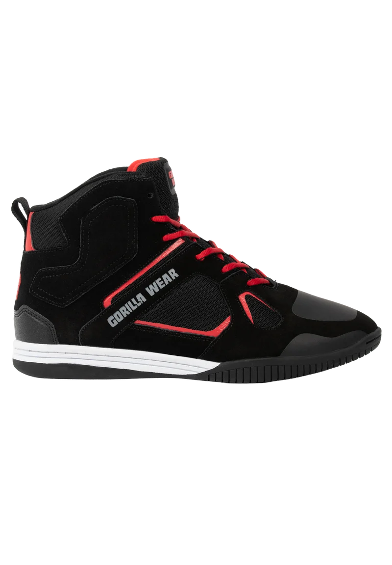 Troy High Tops - Black/Red