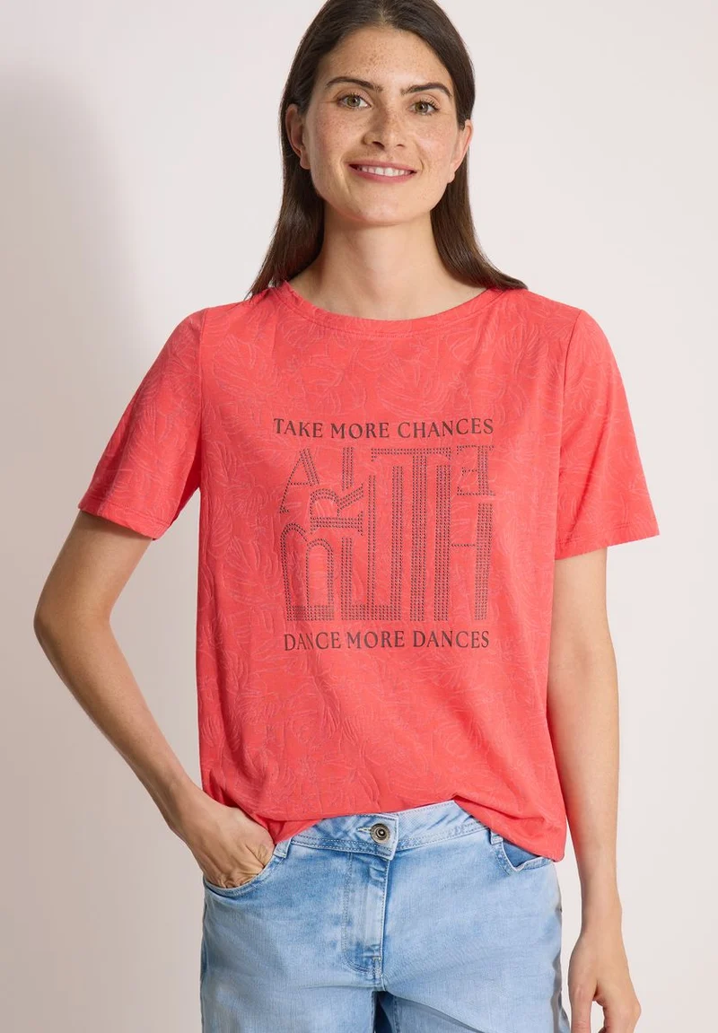 T-Shirt in Ausbrenner-Optik