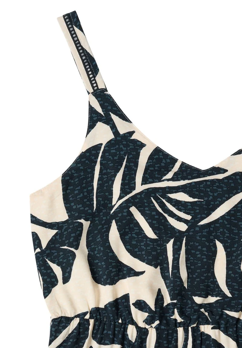 Maxikleid mit V-Neck und Print