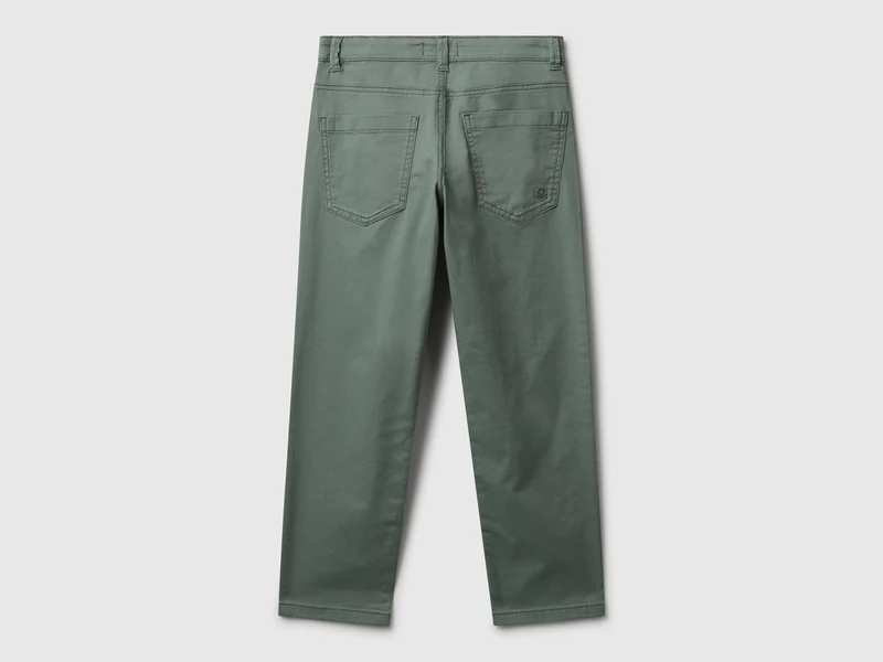 Fünf-Taschen-Hose aus Stretch-Baumwolle