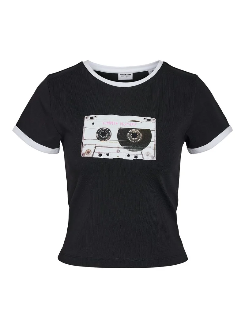 NMTWIN S/S CONTRAST BABY TEE