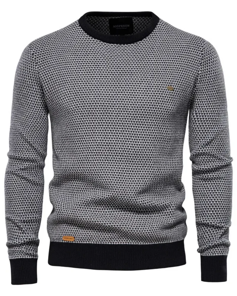 Men's Chequered Sweater