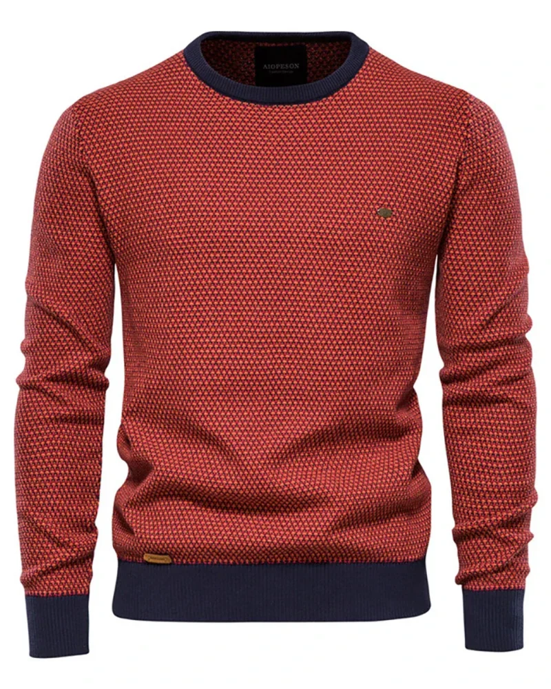 Men's Chequered Sweater