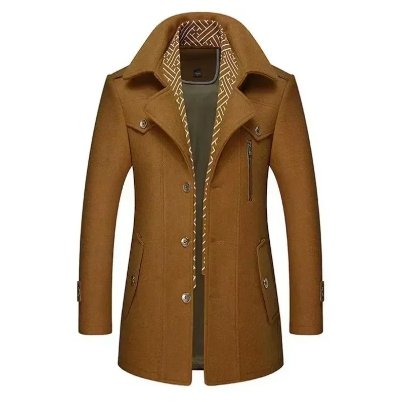 Elegant Wool Trench Coat