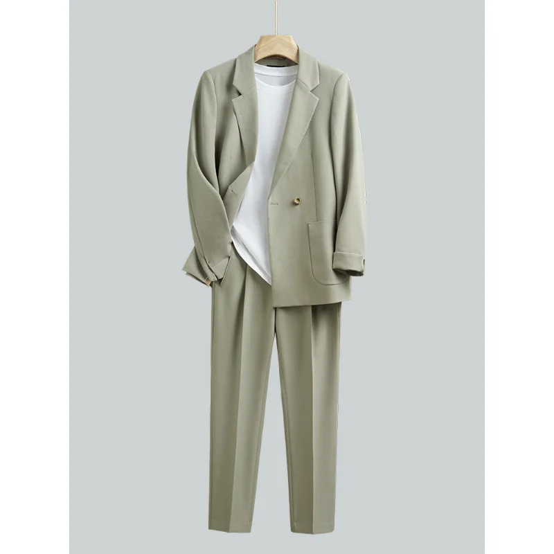 Elegant Loose Fit Men's Set