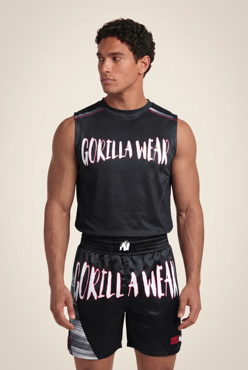 Clayton Tank Top - Black/Red