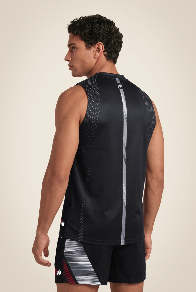 Clayton Tank Top - Black/Red
