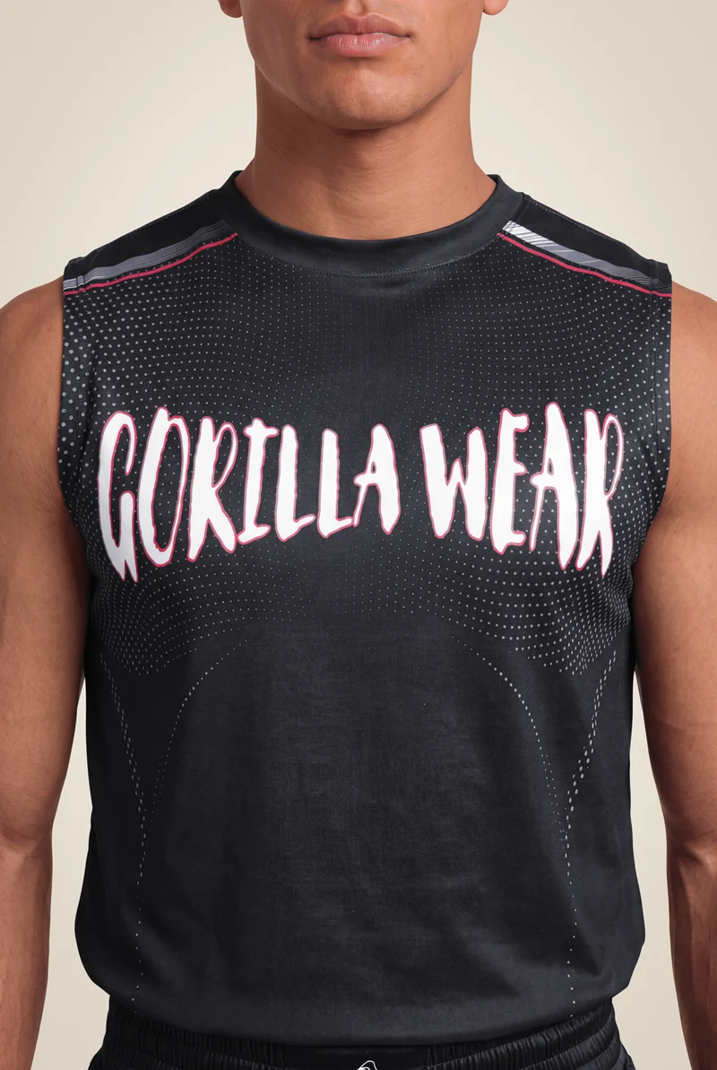 Clayton Tank Top - Black/Red