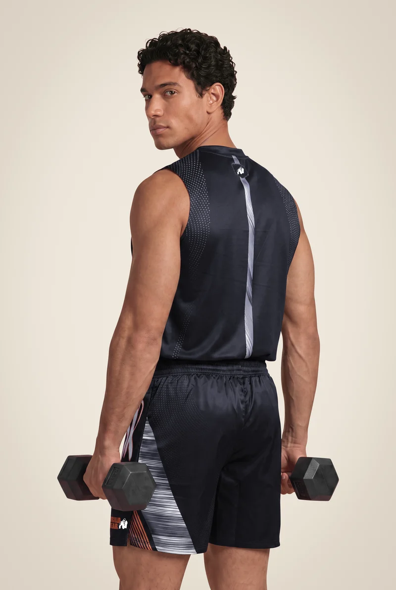 Clayton Tank Top - Black/Gold