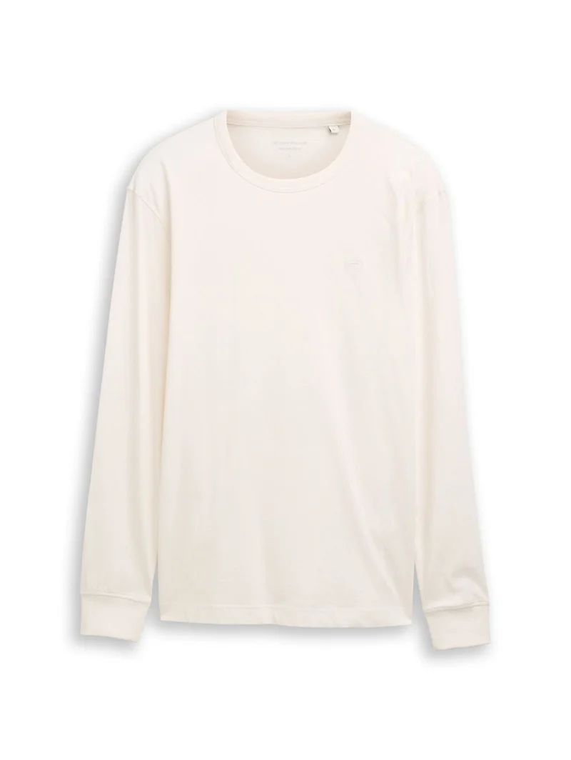 Basic Langarmshirt aus Baumwolle