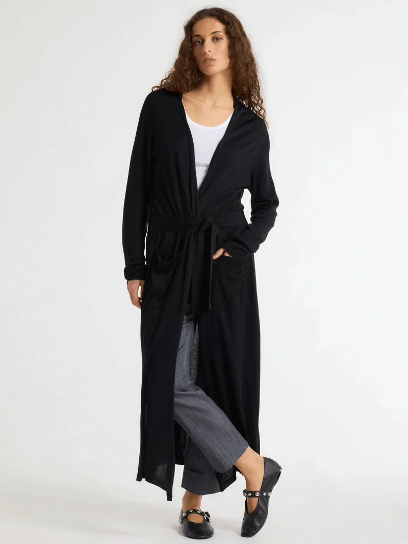 Strickmantel Noir