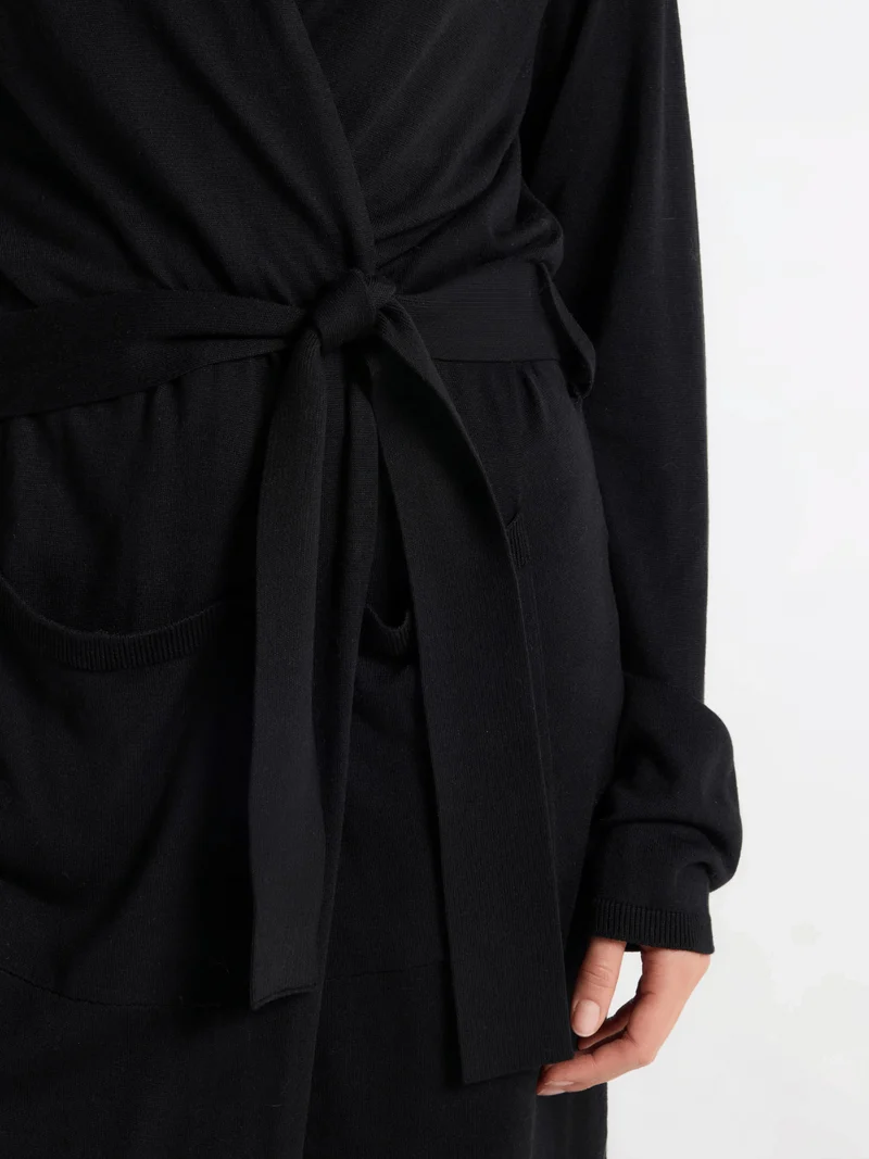 Strickmantel Noir