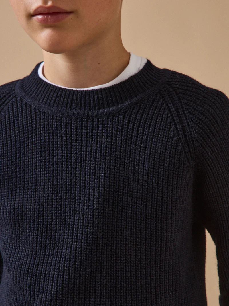 Jungenpullover aus Wolle