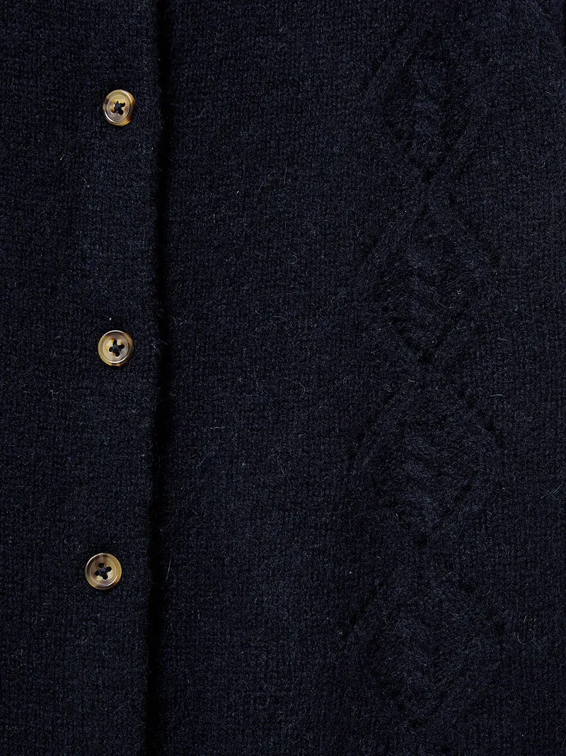 Mädchen-Cardigan aus Merino-Wolle
