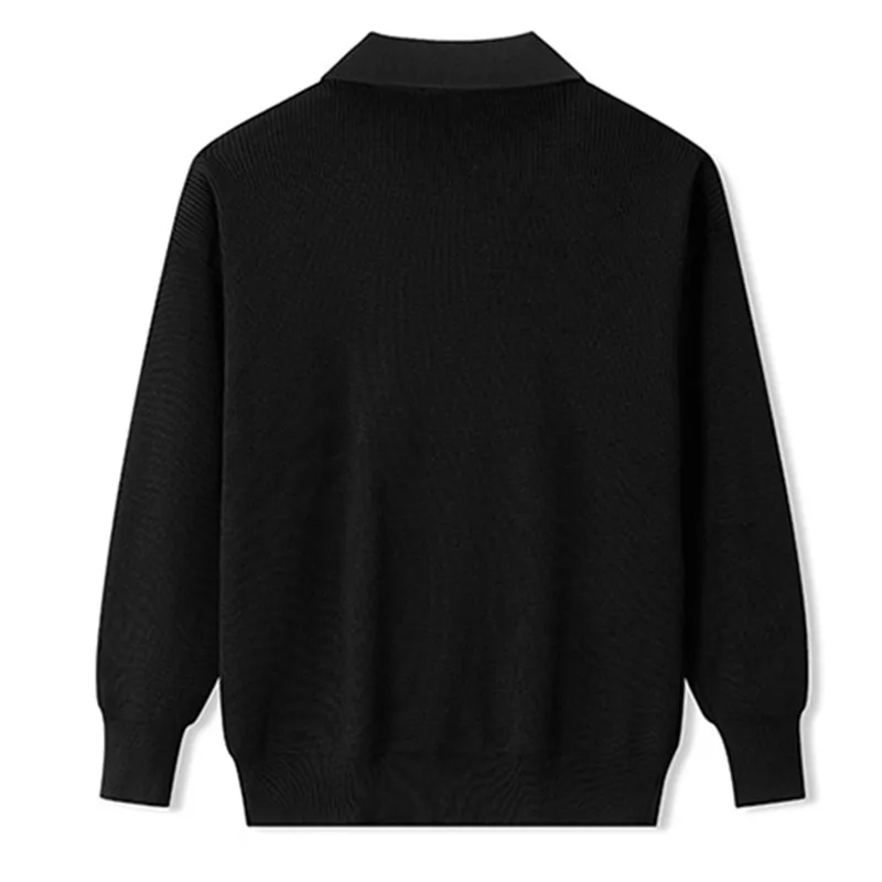 Elegant Knitted Zip Sweater