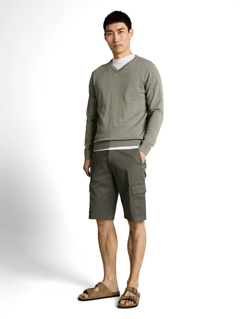 regular printed cargo short