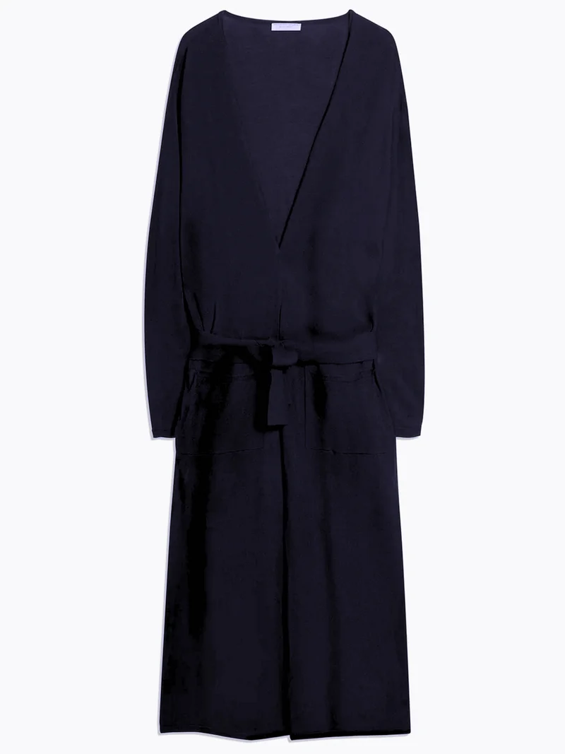 Strickmantel Marine