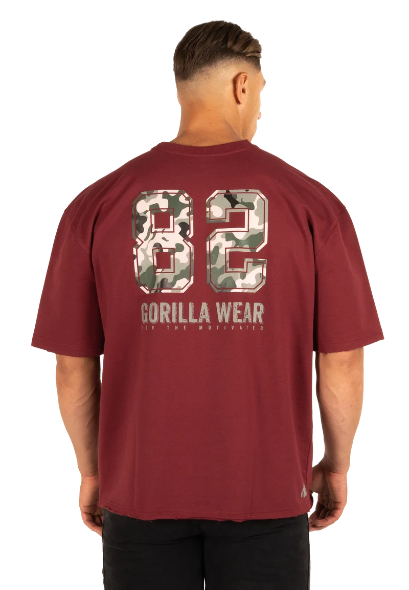 Callaway Oversized T-Shirt - Burgundy