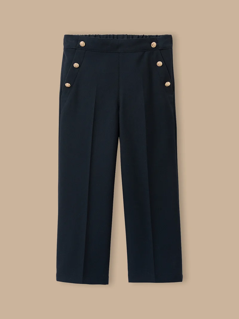 Mädchenhose mit hohem Bund