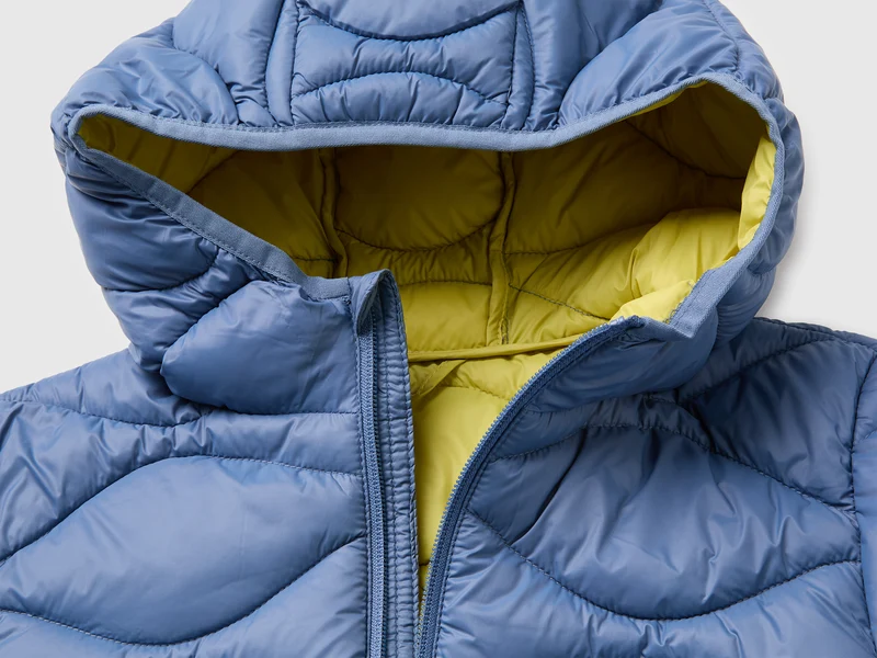Wattierte Jacke mit Kapuze