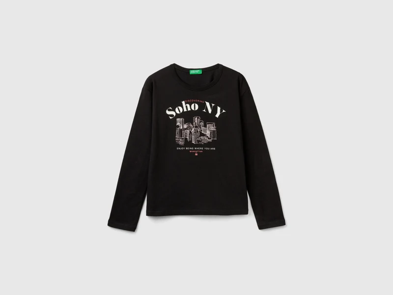 Shirt mit Slogan-Print