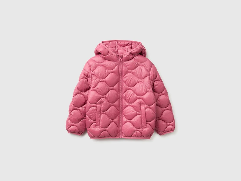 Wattierte Jacke mit Kapuze