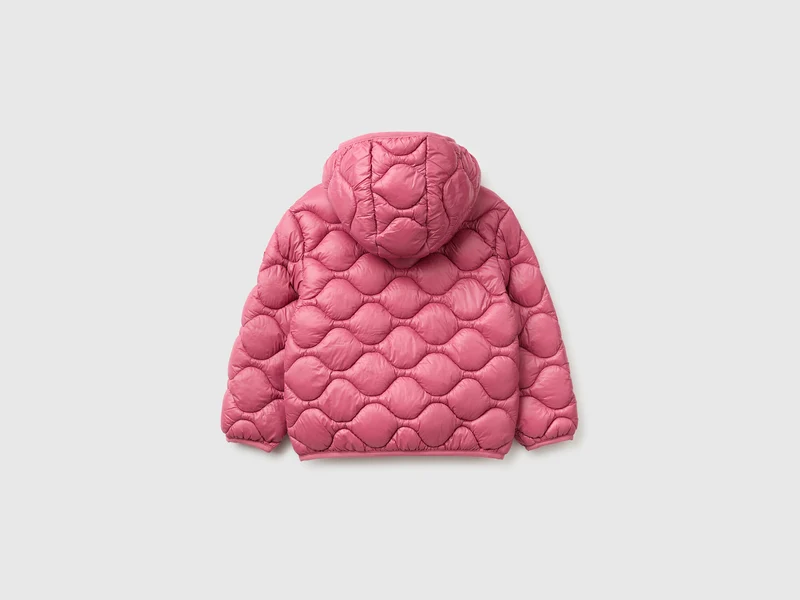 Wattierte Jacke mit Kapuze