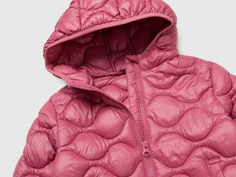 Wattierte Jacke mit Kapuze