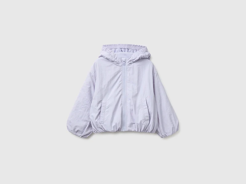 Nylonjacke mit Kapuze